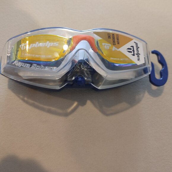 Michael Phelps Titanium Mirrored Goggles / Unisex - Picture 4 of 13